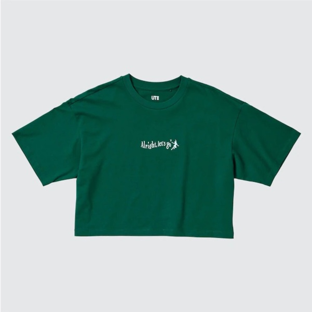 Uniqlo x Disney Crop Top in Green